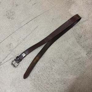 Carhartt Brown Leather Retro Belt Vintage Workwear Style